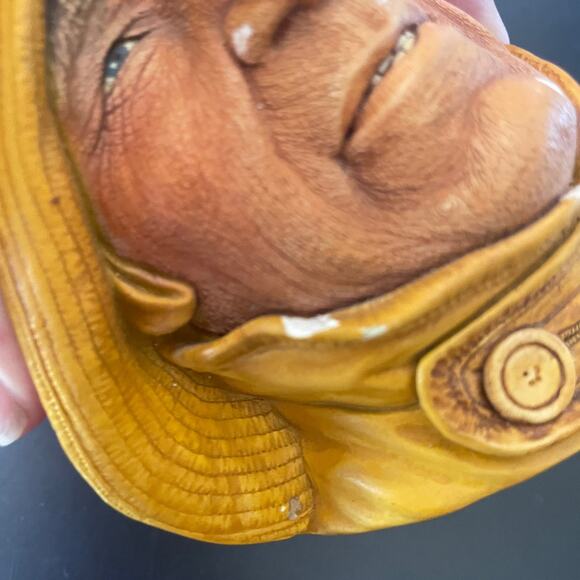 Vintage Bossons Chalkhead Chalkware Life Boat-Man Seafarers Series 1966 - Picture 10 of 11